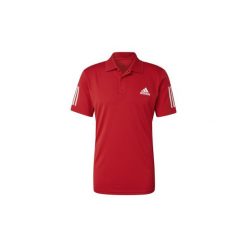 Koszulki polo z krótkim rękawem adidas Koszulka polo 3-Stripes Club. Czerwone koszulki męskie Adidas, s, bez wzorów, polo, z krótkim rękawem, krótkie. Za 179,00 zł.