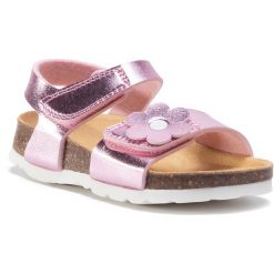 Sandały SUPERFIT - 6-00118-55 M Rosa. Różowe sandały dziewczęce Superfit, ze skóry ekologicznej, bez zapięcia. W wyprzedaży za 129,00 zł.