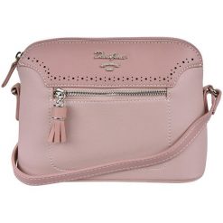 David Jones Damska torebka crossbody Pink 5950-1. Różowe torebki klasyczne damskie David Jones, bez wzorów, bez dodatków. Za 117,00 zł.