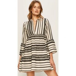 Only - Sukienka. Białe sukienki damskie ONLY, na co dzień, bez wzorów, z bawełny, casualowe, bez kołnierzyka, bez rękawów, mini, proste. W wyprzedaży za 169,90 zł.