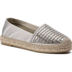 Espadryle VIDORRETA - Camping Mixto 00660 Plata. Szare espadryle damskie Vidorreta, z aplikacjami, z tworzywa sztucznego, bez obcasa, na płaskiej podeszwie. W wyprzedaży za 239,00 zł.