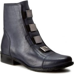 Botki damskie lity: Botki EKSBUT - 64-3520-950-1G Granat