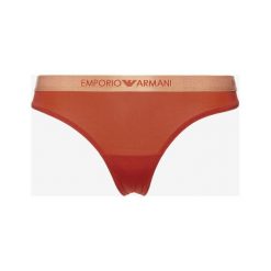 Emporio Armani Spodenki Czerwony Pomarańczowy. Czerwone figi damskie Emporio Armani, m, bez wzorów, z elastanu. Za 125,95 zł.