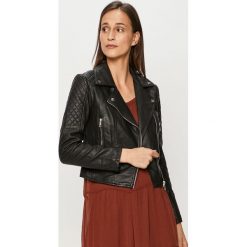 Tally Weijl - Ramoneska. Czarne kurtki damskie TALLY WEIJL, s, bez wzorów, z poliesteru, krótkie. Za 149,90 zł.