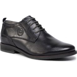 Półbuty BUGATTI - 312-59802-4000-1000 Black. Czarne buty wizytowe męskie Bugatti, ze skóry. W wyprzedaży za 299,00 zł.