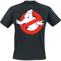 Ghostbusters Distressed Logo T-Shirt czarny. Czarne koszulki męskie marki Ghostbusters, xl, z nadrukiem, z okrągłym kołnierzem. Za 89,90 zł.