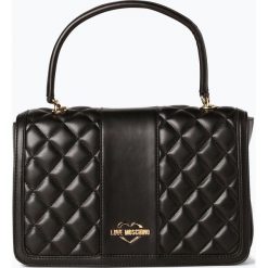 Love Moschino - Damska torebka na ramię, czarny. Czarne torebki klasyczne damskie Love Moschino, ze skóry, pikowane. Za 929,95 zł.