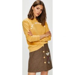 Roxy - Bluza. Brązowe bluzy z nadrukiem damskie marki Roxy, l, z bawełny. Za 249,90 zł.