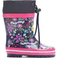 Granatowe Kalosze Dancing Flowers. Niebieskie kalosze chłopięce Born2be. Za 39,99 zł.