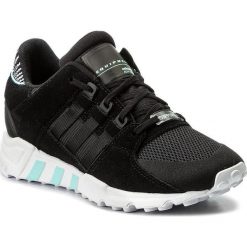 Buty adidas - Eqt Support Rf W BY8783 Cblack/Cblack/Ftwwht. Czarne buty sportowe damskie Adidas, bez wzorów, ze skóry, bez obcasa, na płaskiej podeszwie, bez zapięcia. W wyprzedaży za 329,00 zł.