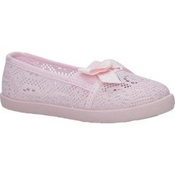 Różowe baleriny slip on ażurowe z kokardą casu cb-s156. Różowe baleriny dziewczęce Casu, bez wzorów, bez obcasa. Za 49,99 zł.