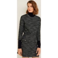 Mango - Bluza Peper. Szare bluzy damskie marki Mango, s, z bawełny, bez kaptura. W wyprzedaży za 39,90 zł.