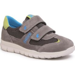 Sneakersy PRIMIGI - 5373300 D Grig. Szare trampki chłopięce Primigi, bez wzorów, z zamszu, na rzepy. Za 309,00 zł.