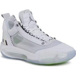 Buty NIKE - Air Jordan XXXIV Low CU3473 100 White/Metallic Silver. Białe buty sportowe męskie Nike, ze skóry ekologicznej, bez zapięcia, do koszykówki, nike air jordan. Za 749,00 zł.