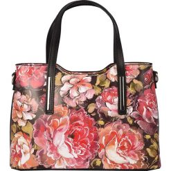 Torebki klasyczne damskie: Skórzana torebka w kolorze czerwonym – 32 x 22 x 12 cm