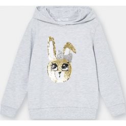 Bluza dziewczęca - Szary. Szare bluzy dziewczęce Sinsay, bez wzorów, bez rękawów, bez kaptura. Za 25,99 zł.