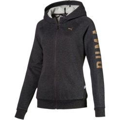 Puma Athletic Fz Hoody Fl Dark Gray Heather B M. Szare bluzy sportowe damskie marki Puma, m, z materiału, z kapturem. W wyprzedaży za 195,00 zł.