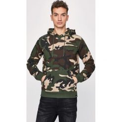 Dickies - Bluza. Niebieskie bluzy męskie Dickies, xl, z nadrukiem, z bawełny, z kapturem, bez rękawów, z kapturem. W wyprzedaży za 149,90 zł.
