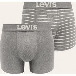 Levi's - Bokserki (2-pack). Szare bokserki męskie Levi's®, bez wzorów, z elastanu. Za 99,90 zł.
