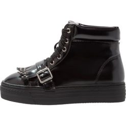 Trampki i tenisówki damskie: Lost Ink REGAN FRINGE TOP Tenisówki i Trampki wysokie black