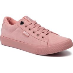 Tenisówki BIG STAR - EE274047 Pink. Różowe półbuty damskie BIG STAR, bez wzorów, z gumy, bez zapięcia. Za 109,00 zł.