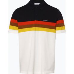 Calvin Klein - Męska koszulka polo, niebieski. Koszulki męskie Calvin Klein. Za 349,95 zł.