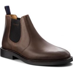 Sztyblety GANT - Spencer 17651886 Dark Brown G46. Brązowe sztyblety męskie GANT, z materiału. W wyprzedaży za 589,00 zł.