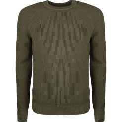 Calvin Klein Sweter "Spotton". Swetry męskie Calvin Klein, bez wzorów, z dzianiny, z okrągłym kołnierzem, bez kaptura. Za 299,00 zł.