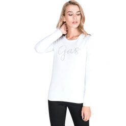 GAS Girl "Gas" Koszulka Biały. Białe koszulki damskie Gas, xs, z aplikacjami, z elastanu. Za 238,95 zł.