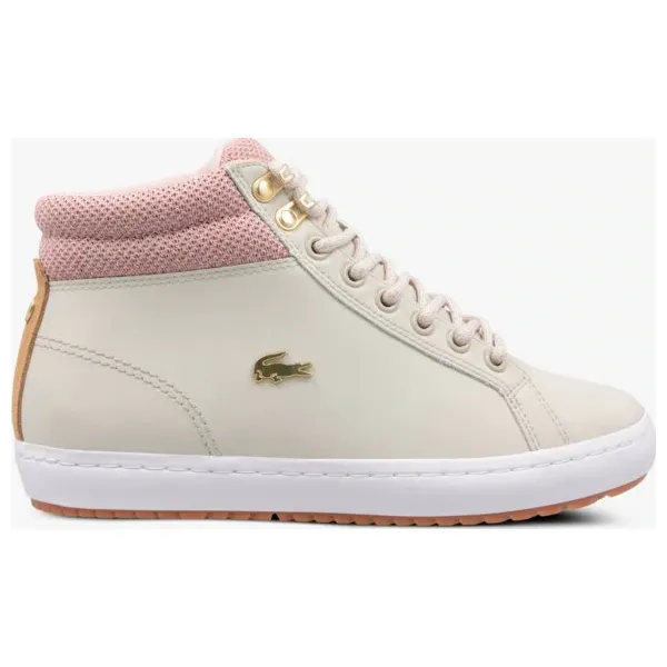Lacoste Straightset Insulatec 318 2 buty damskie, szary, rozmiar 40,5. Szare buty sportowe damskie Lacoste, bez wzorów, ze skóry, sportowe, thinsulate. W wyprzedaży za 297,49 zł.