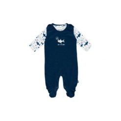 Feetje Śpioszki marine - niebieski - Gr.50. Niebieskie śpiochy niemowlęce Feetje, bez wzorów, z elastanu, marine. Za 99,00 zł.