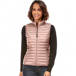 Kamizelka w kolorze jasnoróżowym. Czerwone kamizelki damskie marki Snowie Collection, s. W wyprzedaży za 159,95 zł.