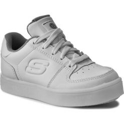 Sneakersy SKECHERS - Energy Lights 90601L/WHT White. Białe półbuty damskie Skechers, na sznurówki. Za 279,99 zł.