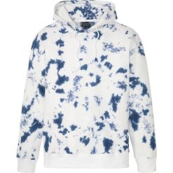 Bluza z kapturem bonprix biały z nadrukiem. Białe bluzy męskie bonprix, s, z nadrukiem, z kapturem, bez rękawów, z kapturem. Za 69,99 zł.