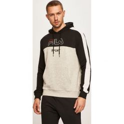 Fila - Bluza. Zielone bluzy męskie Fila, m, z nadrukiem, z bawełny, z kapturem, bez rękawów, z kapturem. W wyprzedaży za 199,90 zł.