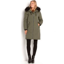 Happy Holly Kurtka Stephanie khaki female zielony 32/34. Zielone kurtki damskie Happy Holly, bez wzorów, z futra, bez kaptura. Za 479,00 zł.