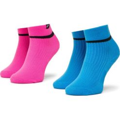 Zestaw 2 par niskich skarpet unisex NIKE - SK0262-967 Niebieski Różowy. Różowe skarpetki damskie Nike, bez wzorów, z elastanu. Za 49,00 zł.