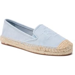 Espadryle LAUREN RALPH LAUREN - 802734788001 English Blue. Niebieskie espadryle damskie marki Lauren Ralph Lauren, bez wzorów, z zamszu, bez obcasa, na płaskiej podeszwie. Za 439,00 zł.