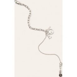 Emporio Armani - Bransoletka. Szare bransoletki damskie Emporio Armani, z materiału, ze stali. W wyprzedaży za 379,90 zł.