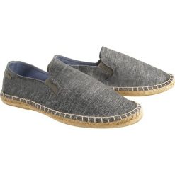 BIG STAR DD174021 niebieski, espadryle męskie. Niebieskie espadryle męskie BIG STAR, bez wzorów, z tkaniny, retro, bez zapięcia. W wyprzedaży za 98,90 zł.