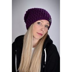 Czapka Mono 23 - FIOLETOWA. Fioletowe czapki zimowe damskie Pakamera. Za 69,00 zł.