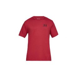 T-shirty z krótkim rękawem Under Armour Sportstyle Left Chest Tee 1326799-651. Czerwone t-shirty męskie Under Armour, s, bez wzorów, bez kołnierzyka, krótkie. Za 69,99 zł.