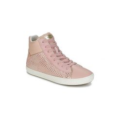 Buty Dziecko Geox J KILWI G. H. Różowe trampki dziewczęce Geox, bez wzorów, bez zapięcia. Za 237,30 zł.