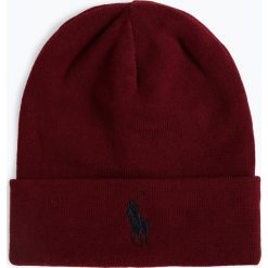 Polo Ralph Lauren - Czapka męska, czerwony. Czerwone czapki męskie Polo Ralph Lauren, z haftami, z bawełny, klasyczne. Za 179,95 zł.