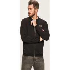 EA7 Emporio Armani - Bluza. Czarne bluzy męskie EA7 Emporio Armani, s, bez wzorów, z elastanu, z kapturem, bez rękawów, bez kaptura. Za 799,90 zł.