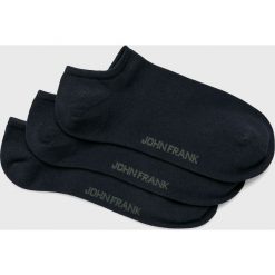 John Frank - Skarpety (3-pack). Białe skarpetki męskie John Frank, bez wzorów, z elastanu. Za 39,90 zł.