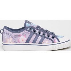 Adidas Originals - Tenisówki Nizza. Fioletowe trampki i tenisówki damskie adidas Originals, bez wzorów, ze skóry, na sznurówki. W wyprzedaży za 219,90 zł.