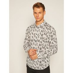 Koszula Armani Exchange 6HZC25 ZNEAZ 9127. Białe koszule męskie Armani Exchange, m, bez wzorów, casualowe, bez kołnierzyka, bez rękawów. Za 389,00 zł.