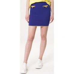 Ciemnoniebieska Spódnica Uncovering. Szare spódniczki damskie Born2be, xl, z aplikacjami, mini. Za 29,99 zł.