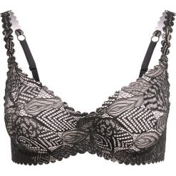Biustonosze bardotka: DIM ARMATURE BODY TOUCH DENTELLE Biustonosz z fiszbiną noir